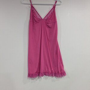 H&M Stretch Teddy Nightie Bright Pink Size Medium
